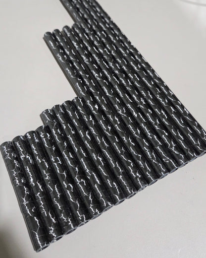 Small diameter filament wound carbon fiber tubes